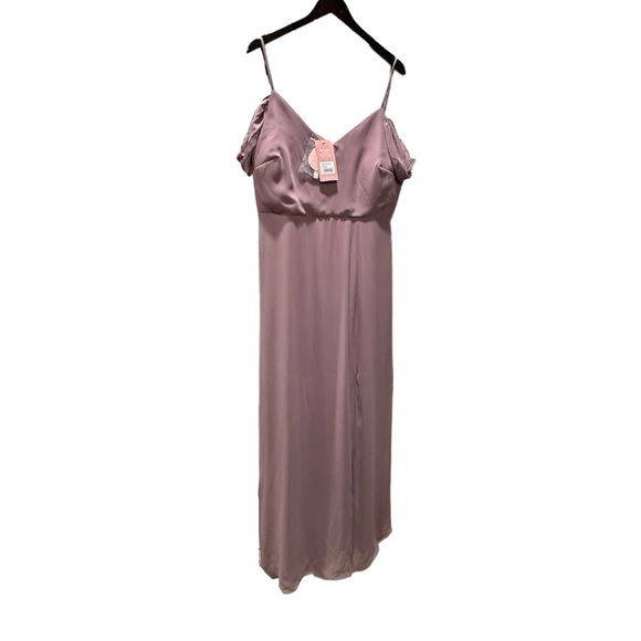 Birdy Grey DEVIN CONVERTIBLE DRESS CHIFFON DARK MAUVE NEW NWT BRIDESMAID XXL - Picture 3 of 7